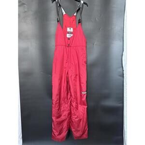 Descente Ski Overalls One Piece Snow Bib Red Vintage 80s 90s 36 Large Womens